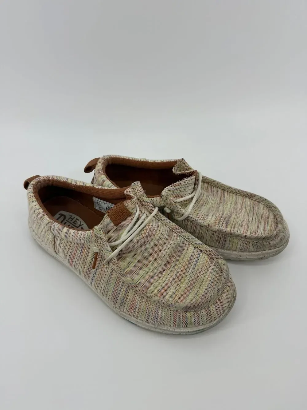 Hey Dude multicolor striped shoes (11)